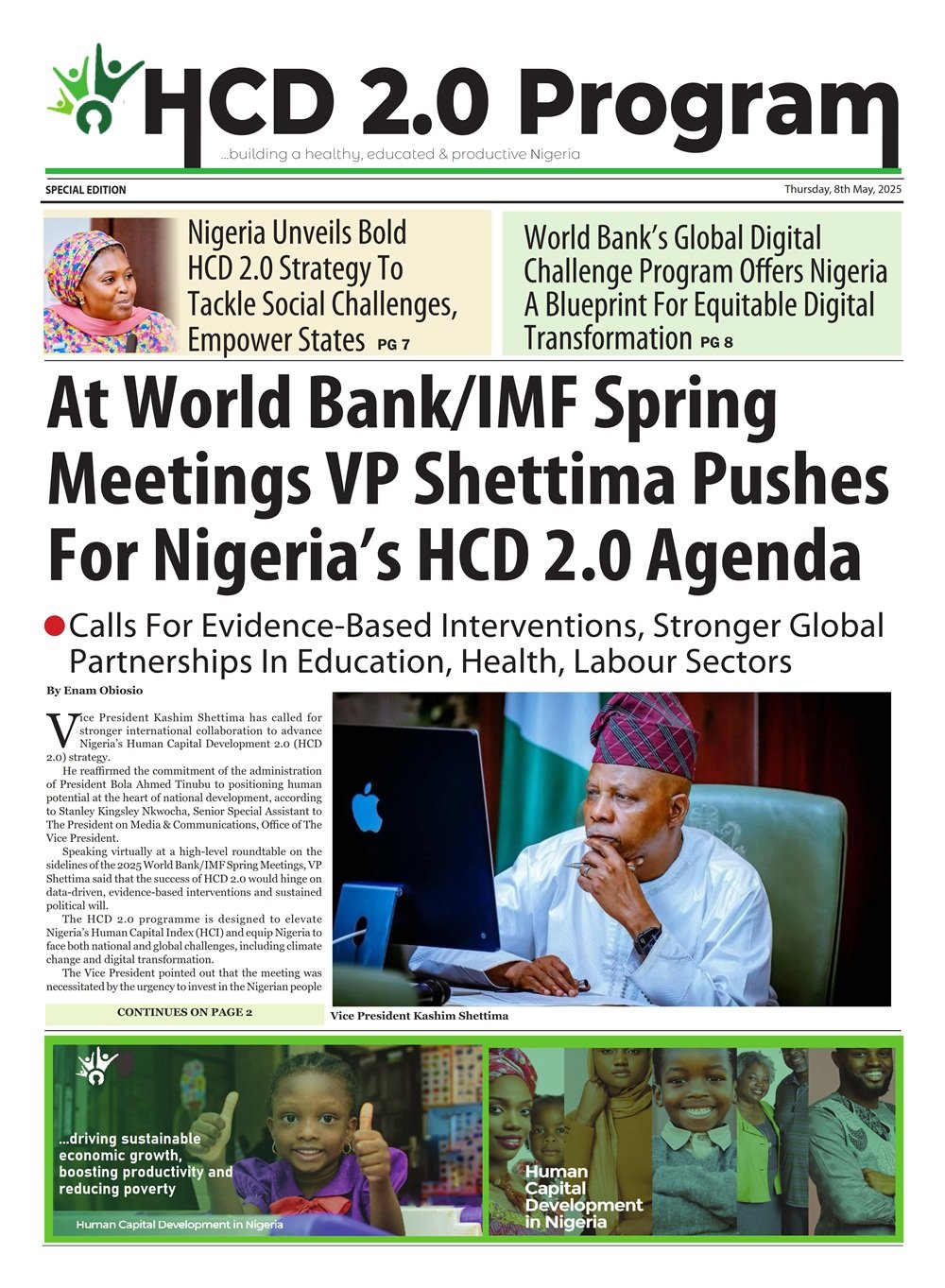 HCD 2.0 Program Newsletter - Special Edition (May 8, 2025)