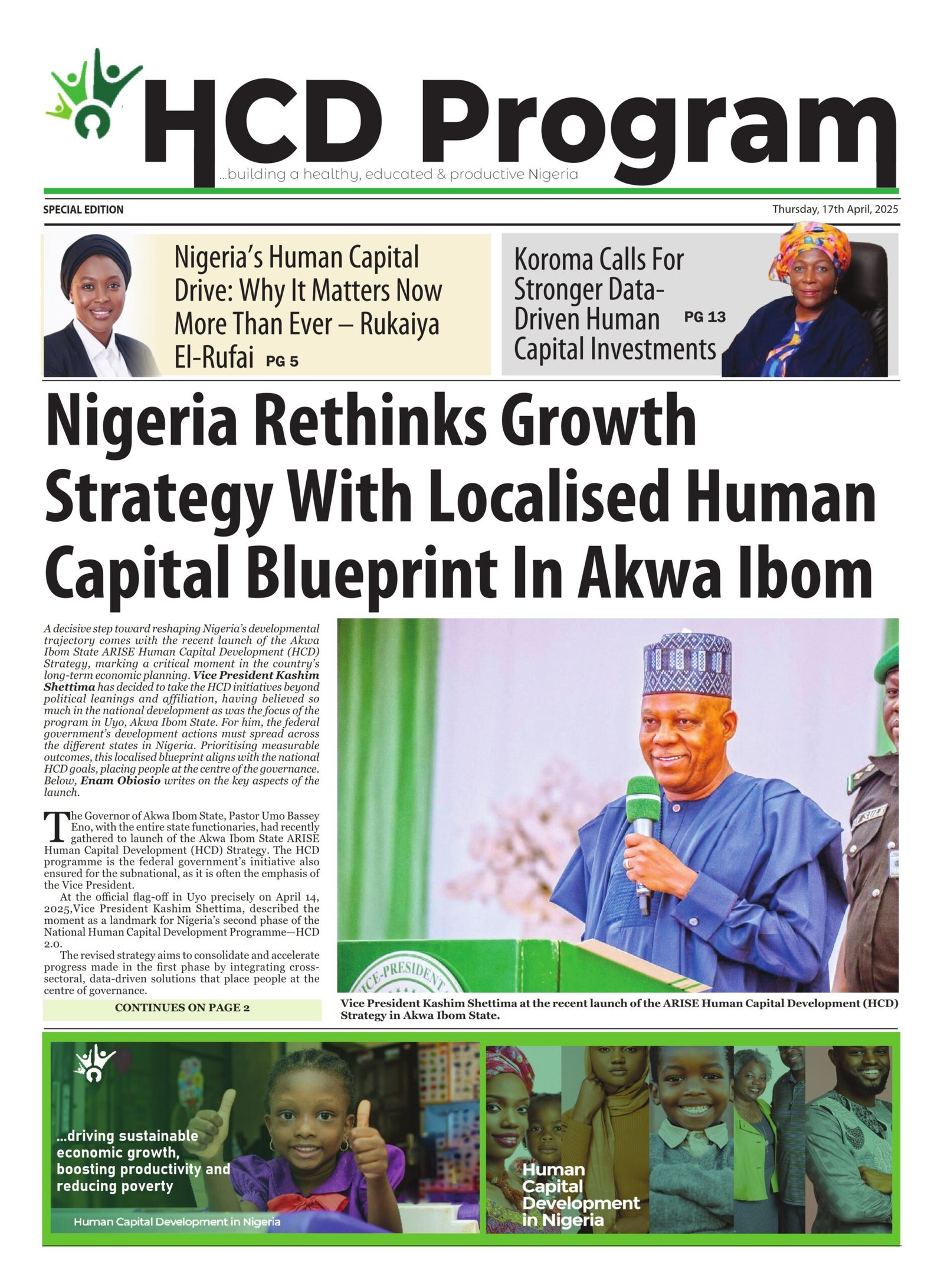 HCD Program Newsletter - Special Edition (April 17, 2025)